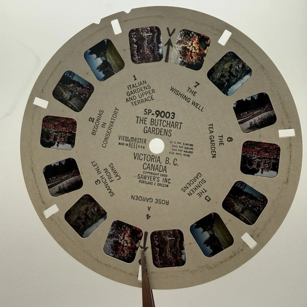 VTG Sawyer's View-Master Reel 1940's 1950's‎ Quebec Alberta Area Canada Lot (5)